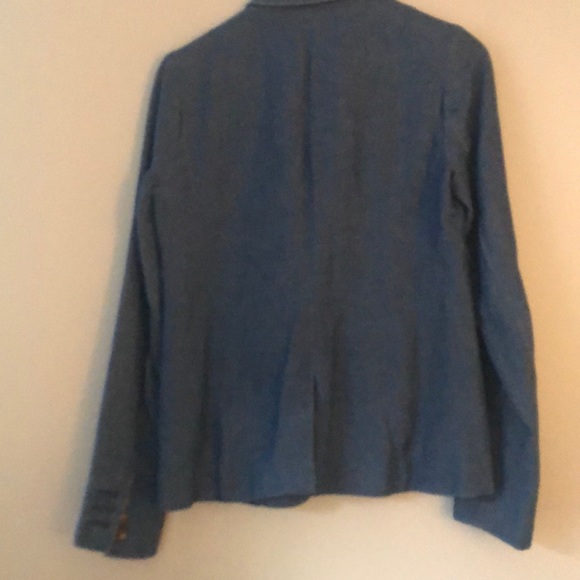 Madewell denim linen blazer - Picture 4 of 5